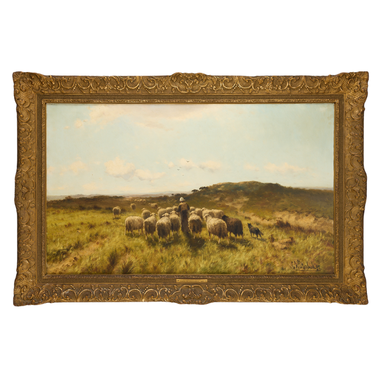 Cornelis Westerbeek, Homeward Across the Dunes, 1897