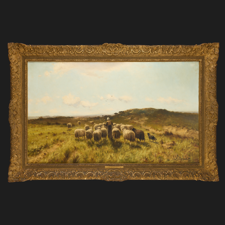 Cornelis Westerbeek, Homeward Across the Dunes, 1897