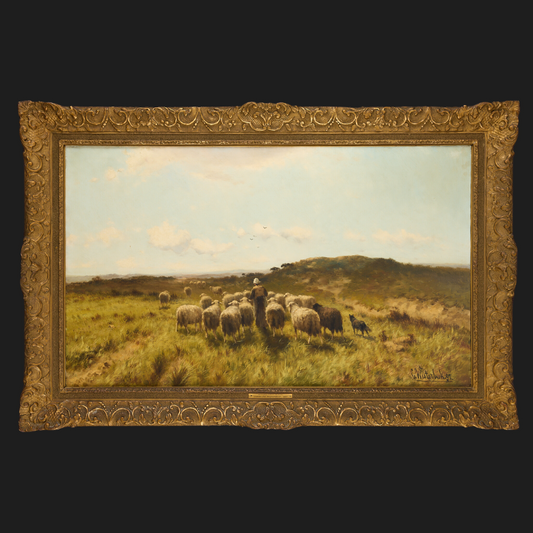 Cornelis Westerbeek, Homeward Across the Dunes, 1897