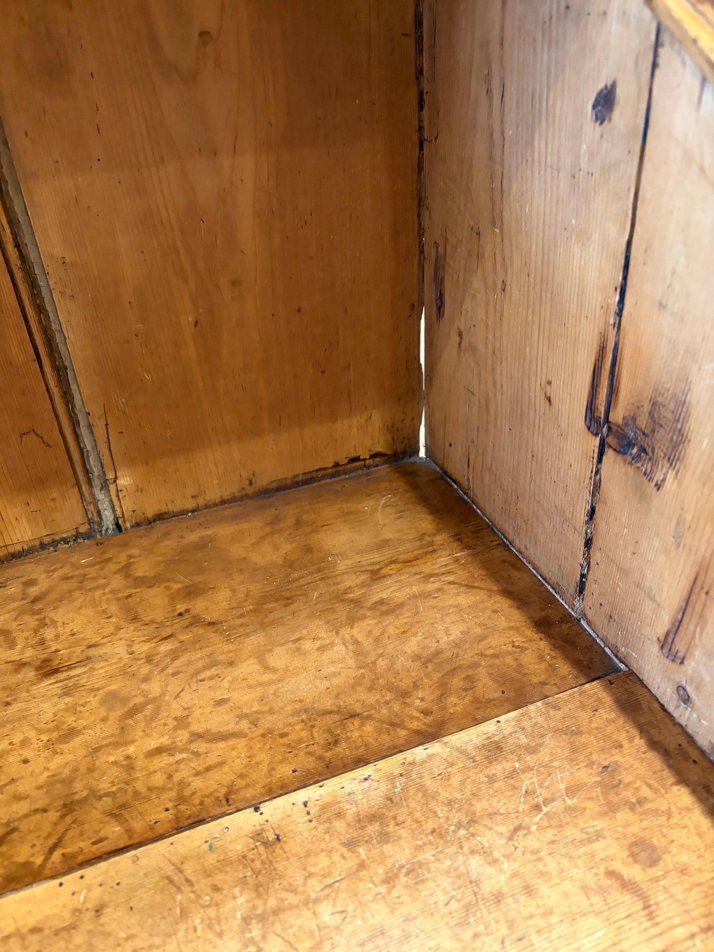 19th Century Country Irish Farmhouse Pine Kitchen Dresser
