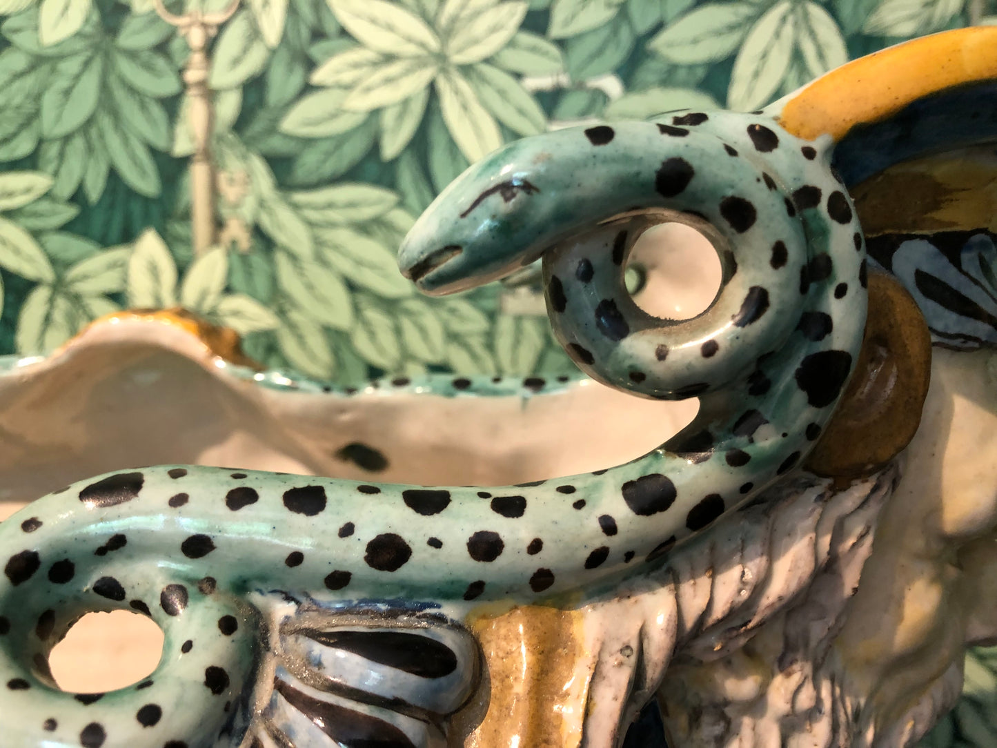 19th Century Italian Majolica Centrepiece