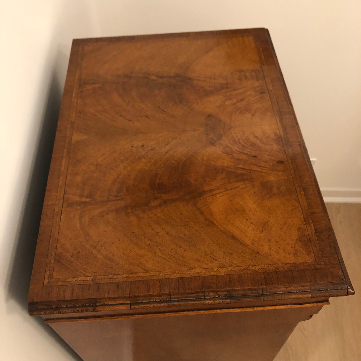 Late Nineteenth Century Burled Walnut Chest on Chest