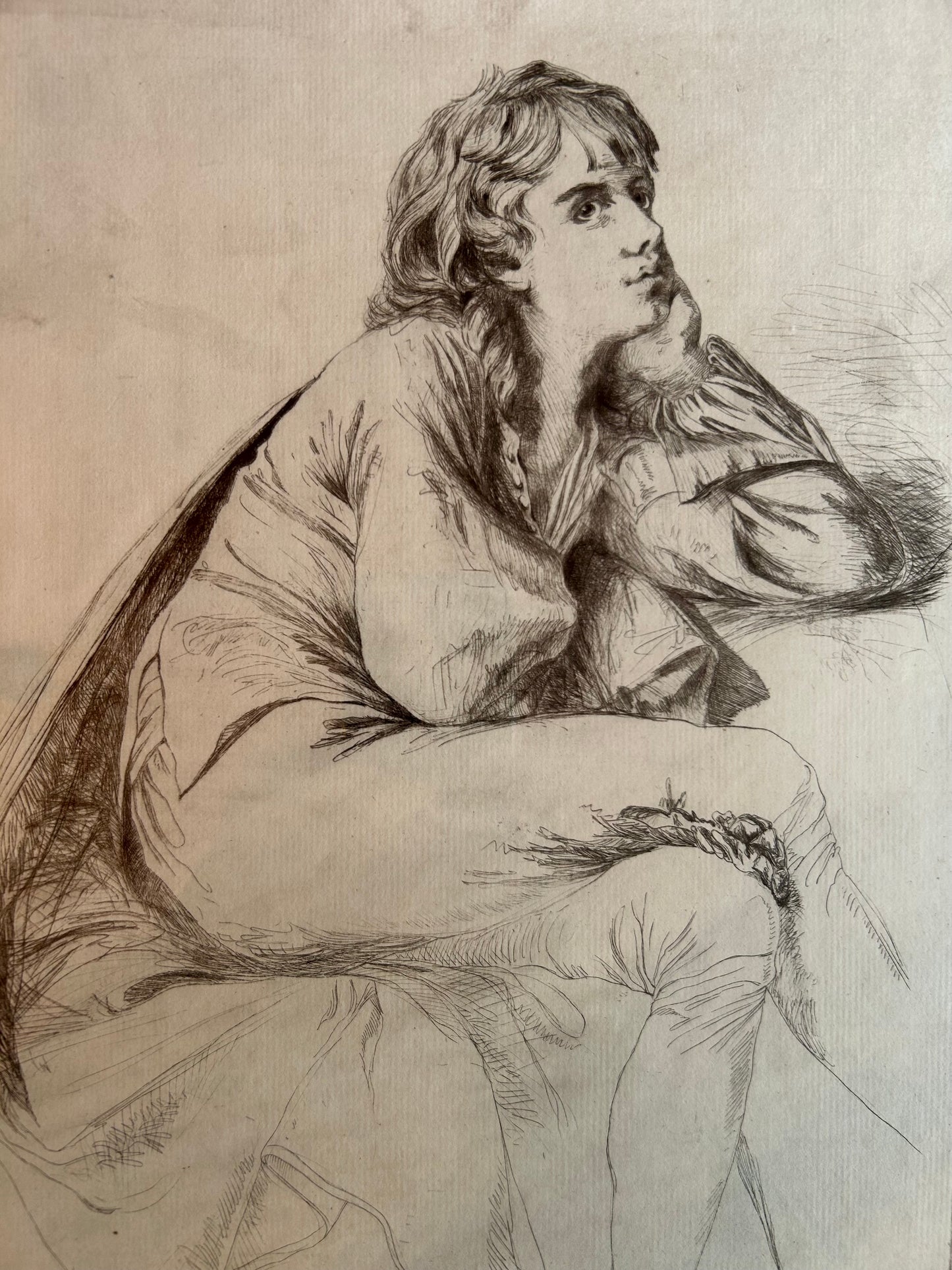 Portrait, Drypoint and Etching, Francis Seymour Hayden, 1864
