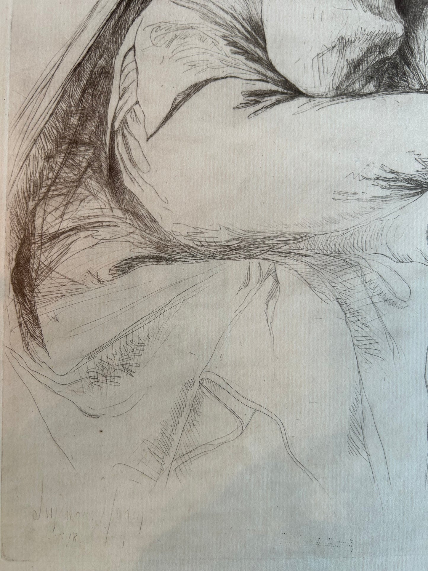 Portrait, Drypoint and Etching, Francis Seymour Hayden, 1864
