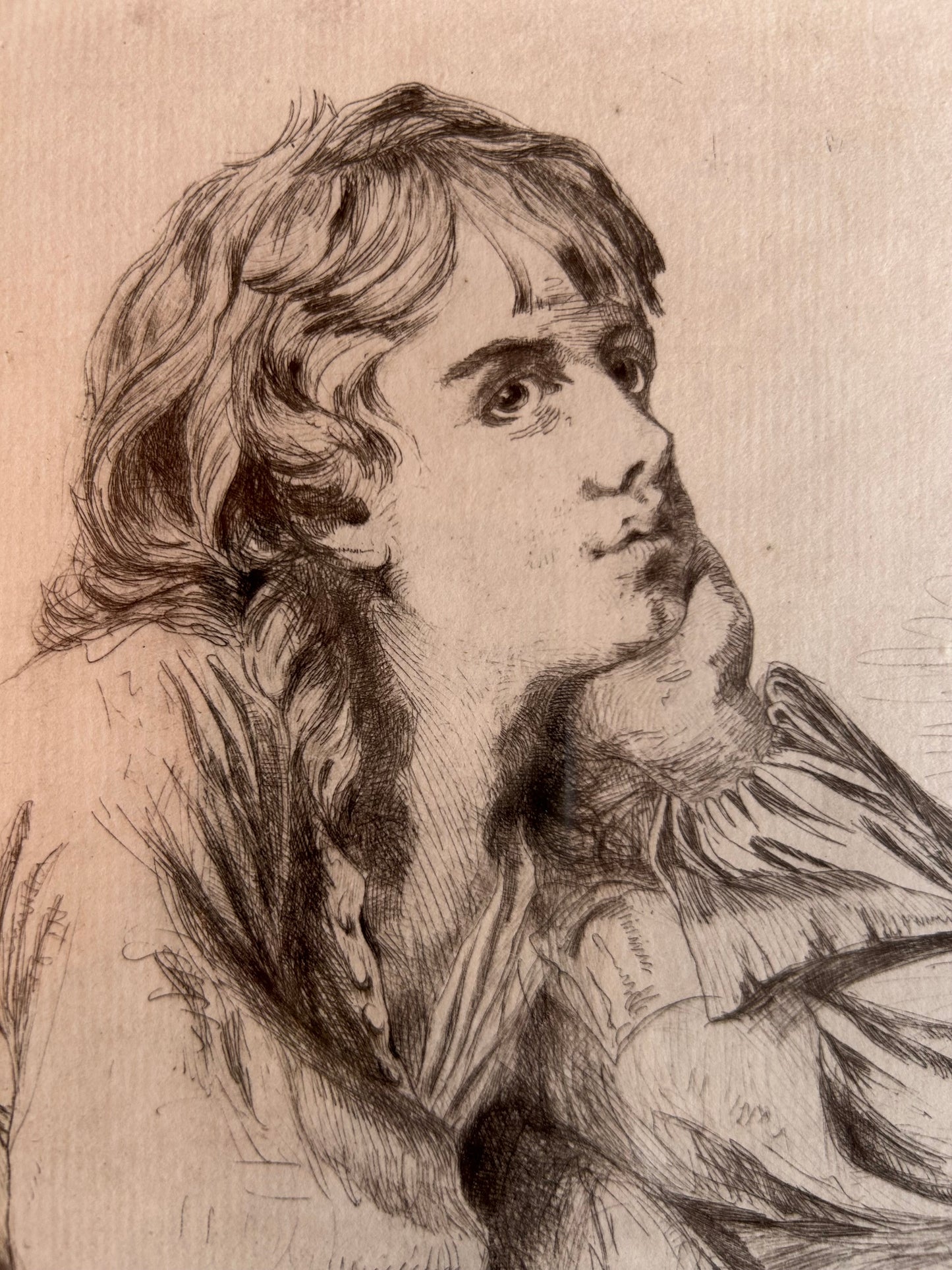 Portrait, Drypoint and Etching, Francis Seymour Hayden, 1864