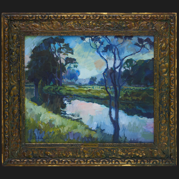 Paul Nietsche, Untitled, Landscape, 1940