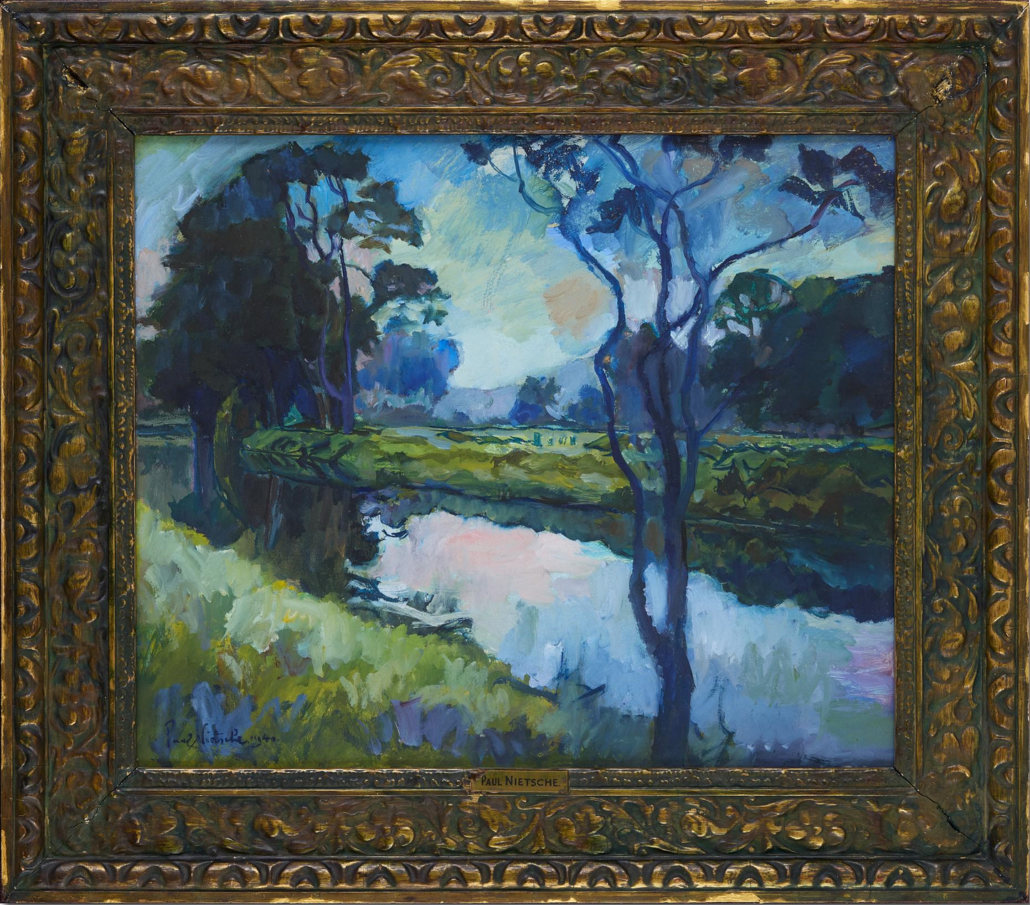 Paul Nietsche, Untitled, Landscape, 1940