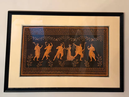 18th Century Framed Greco-Roman Engraving Pierre Francois Hugues D'Hancarville