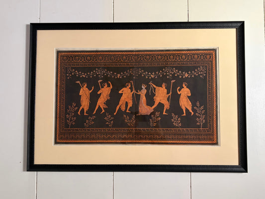 18th Century Framed Greco-Roman Engraving Pierre Francois Hugues D'Hancarville