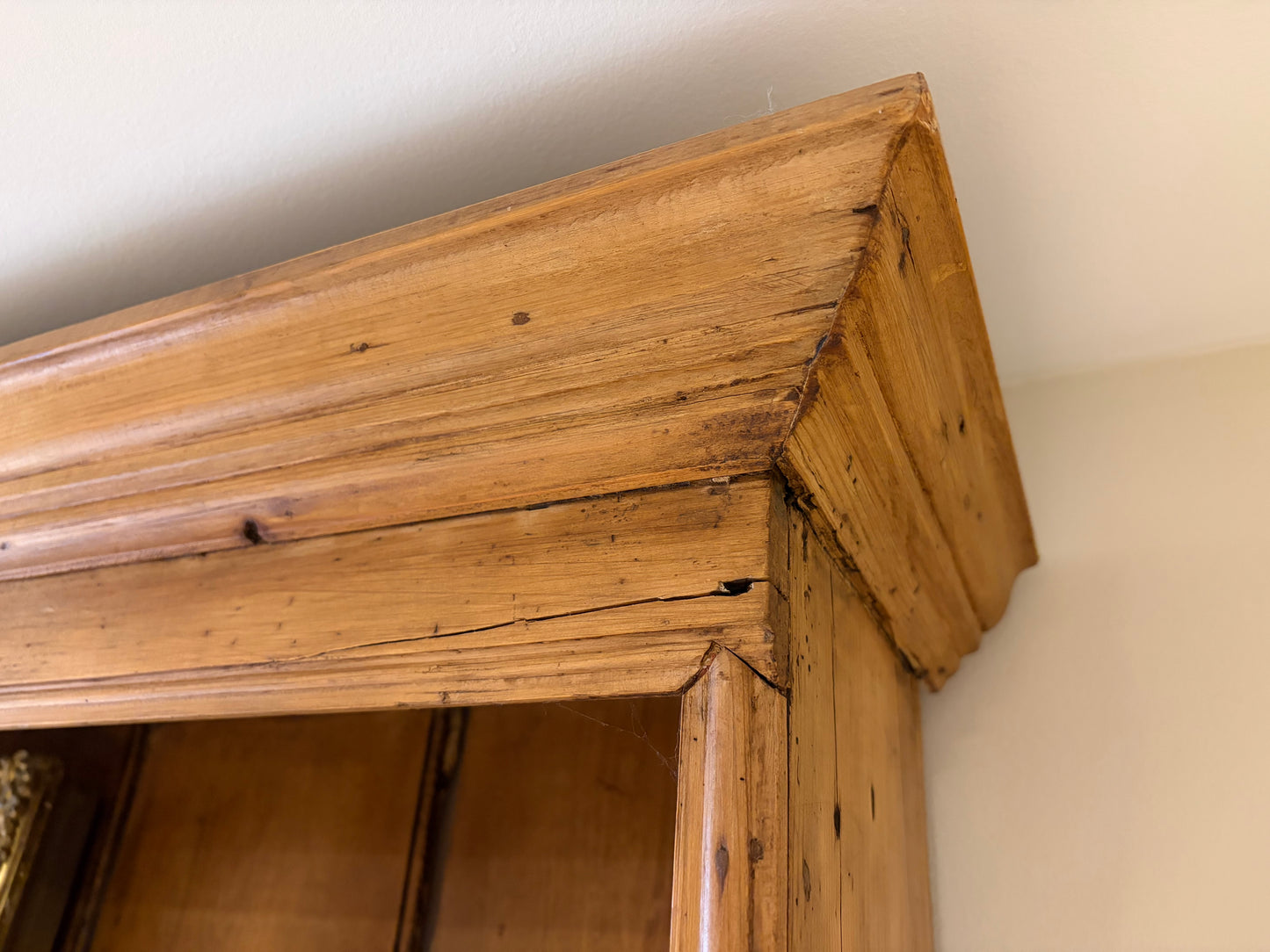 19th Century Country Irish Farmhouse Pine Kitchen Dresser