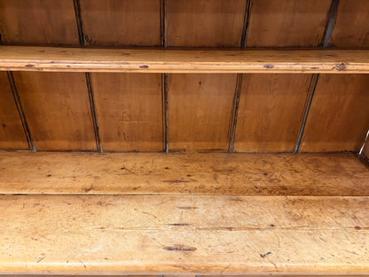 19th Century Country Irish Farmhouse Pine Kitchen Dresser