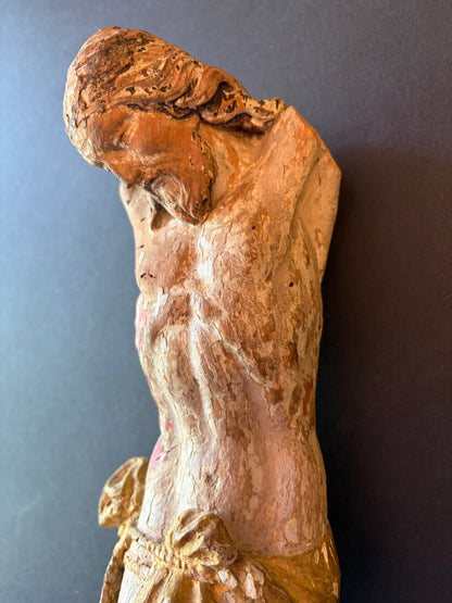 18th Century Carved Christ on the Cross, Italian