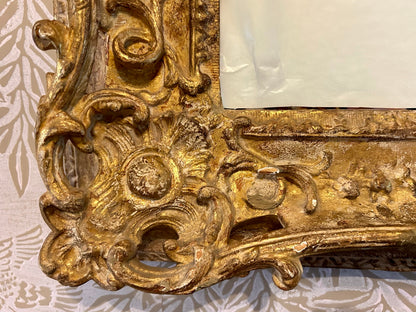 Louis XV Style Hand-Carved Giltwood Mirror