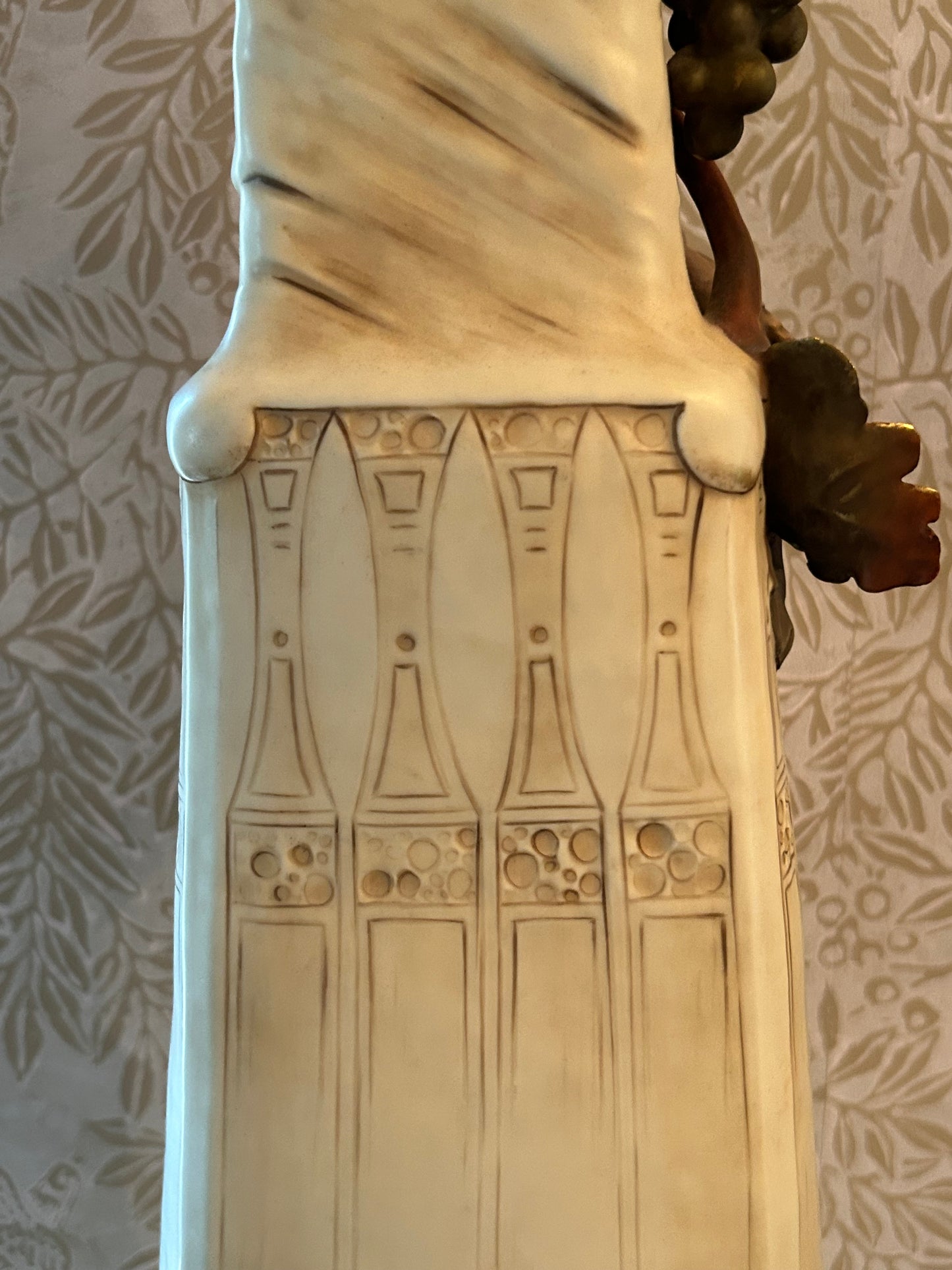 Monumental  Royal Dux Art Nouveau Vase Early 20th Century