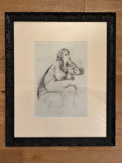 Portrait,  Drypoint and Etching, Francis Seymour Hayden, 1864