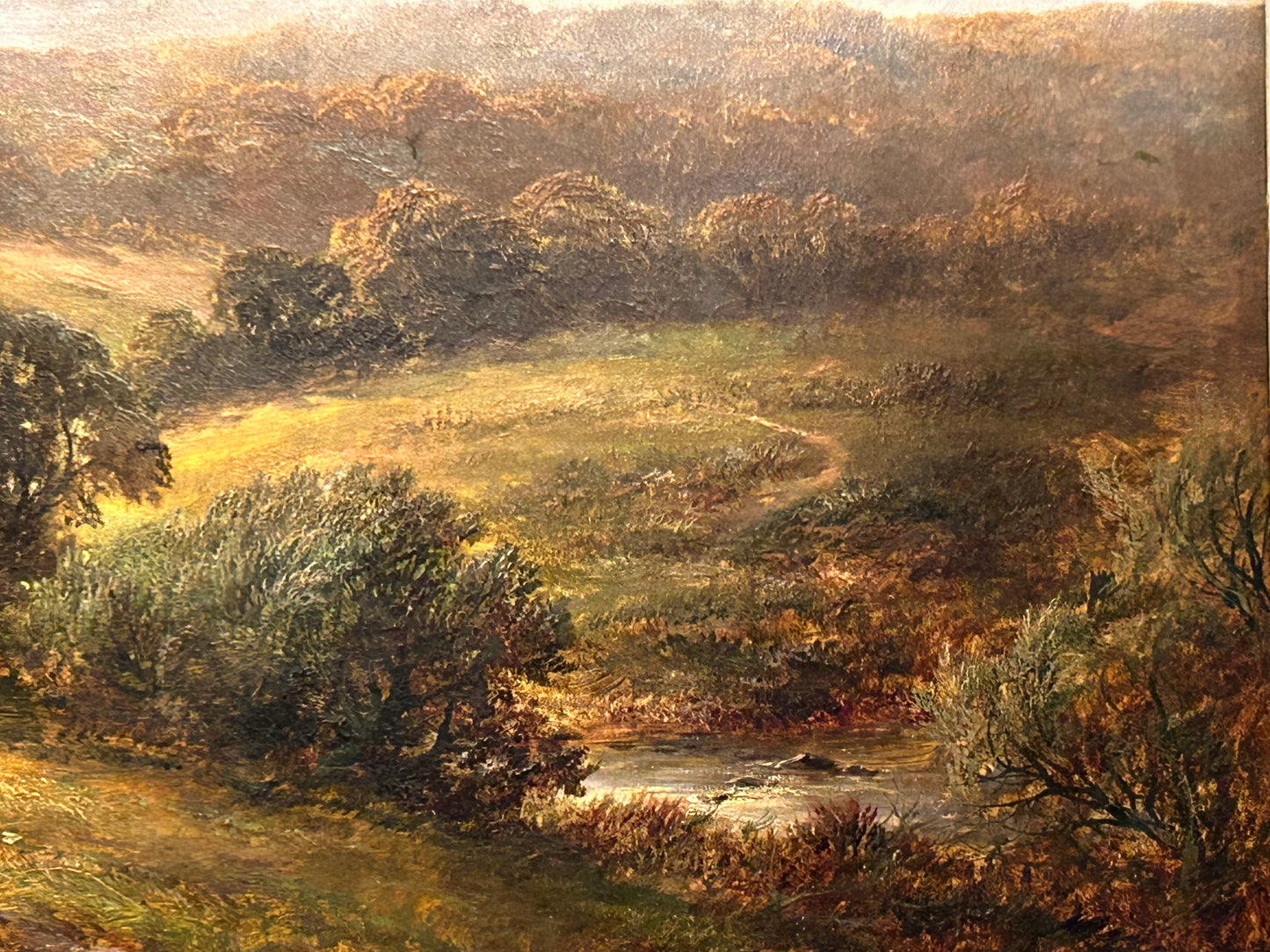 A Country Landscape With Harvesters At Rest, George Turner (1843-1910), British