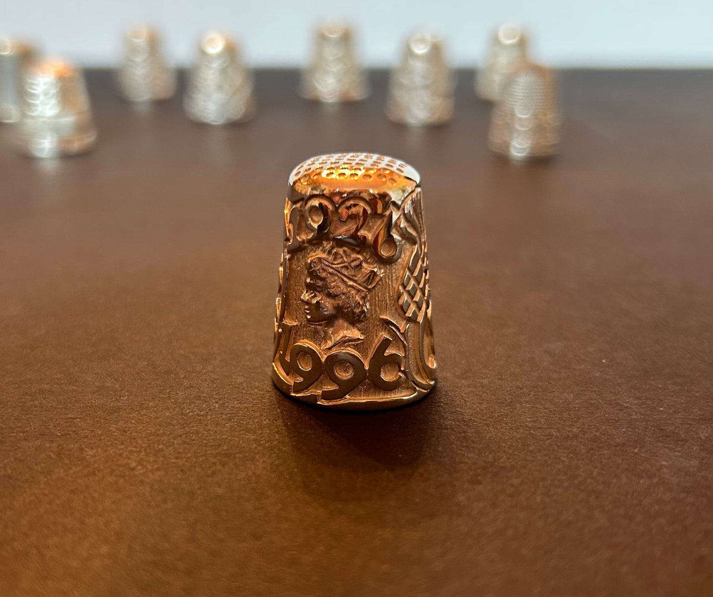 Collection of Eleven English Silver Thimbles