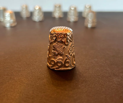 Collection of Eleven English Silver Thimbles