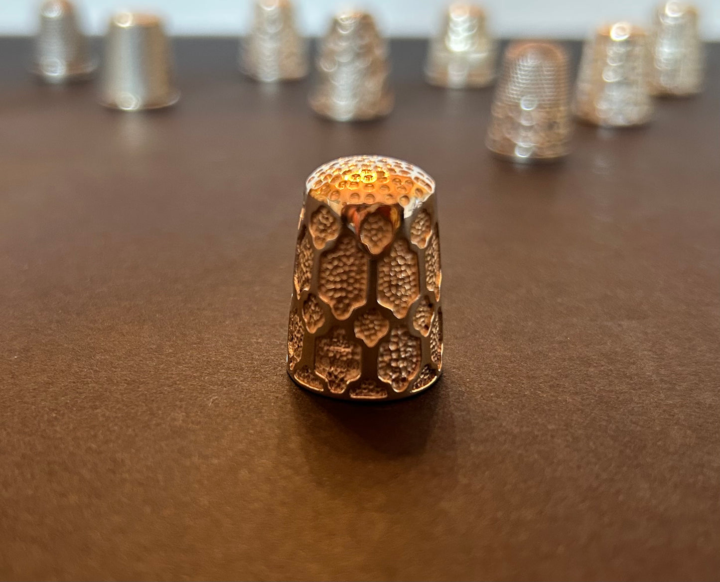 Collection of Eleven English Silver Thimbles