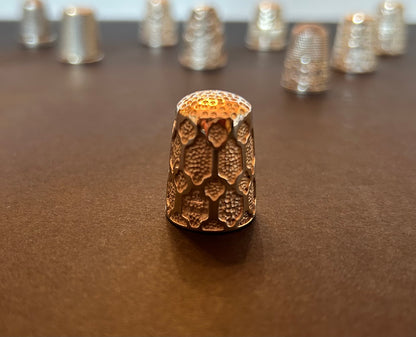 Collection of Eleven English Silver Thimbles