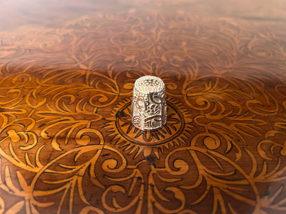 Collection of Eleven English Silver Thimbles