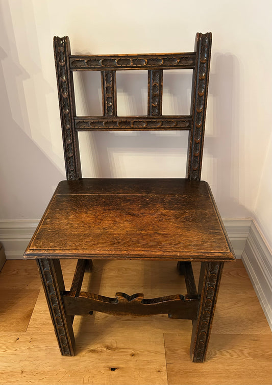 Antique English Oak Chair