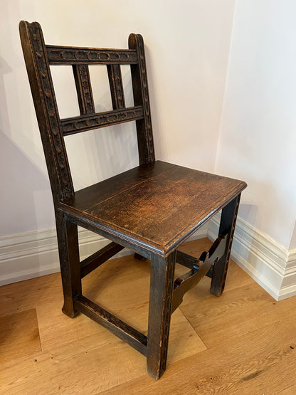Antique English Oak Chair