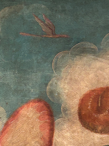 Angel With Arquebus, Antique Cuzco School Painting