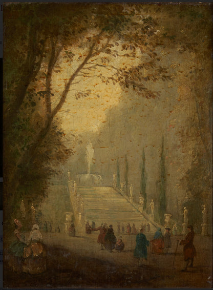 Two Fête Galante Scenes, French School, 19th Century