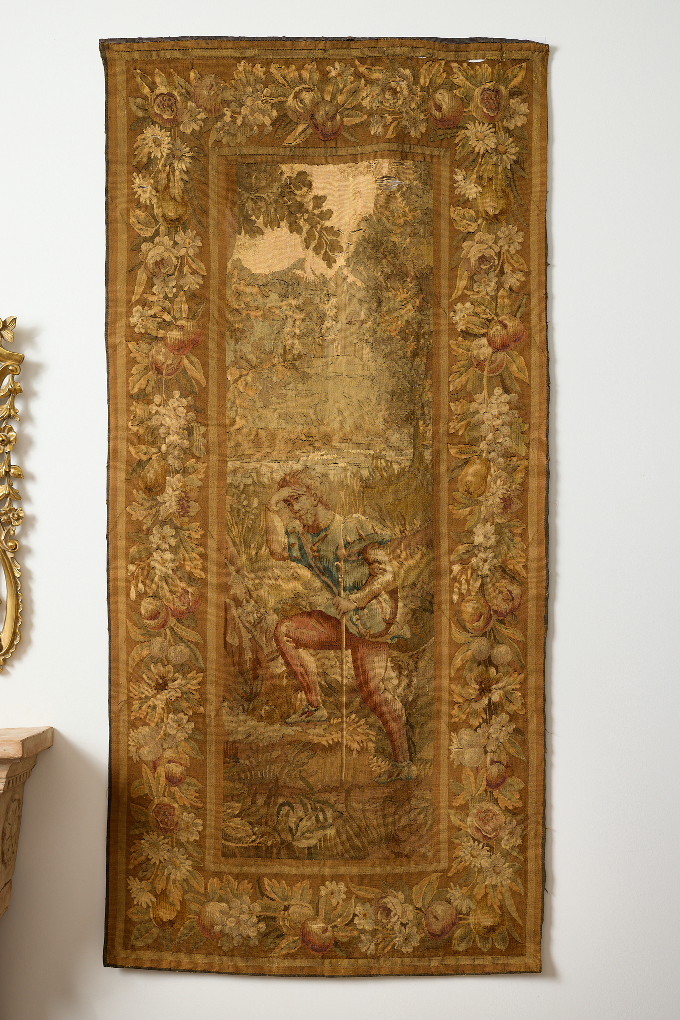 Two 18th Century Figural Tapestries